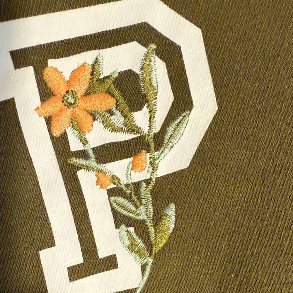 PINK Victoria's Secret woman’s Olive Hoodie Jacket - Picture 5 of 8